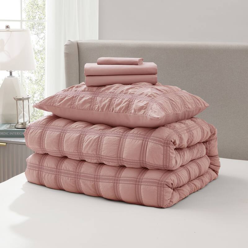 Empyrean Modern Comforter Seer Sucker