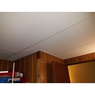 Shop Ceilingmax White Surface Mount Ceiling Grid Kit 100 Sqft