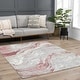 preview thumbnail 39 of 37, Hauteloom Liverpool Living Room, Bedroom Area Rug - Contemporary - Off White,Medium Gray,Light Gray - 9'2" x 12'
