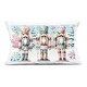 preview thumbnail 1 of 4, Stupell Nutcrackers & Pastel Scenery Decorative Printed Throw Pillow Design by Nicole DeCamp Polyester - 14 x 20 - Indoor/Outdoor - Single - Pink