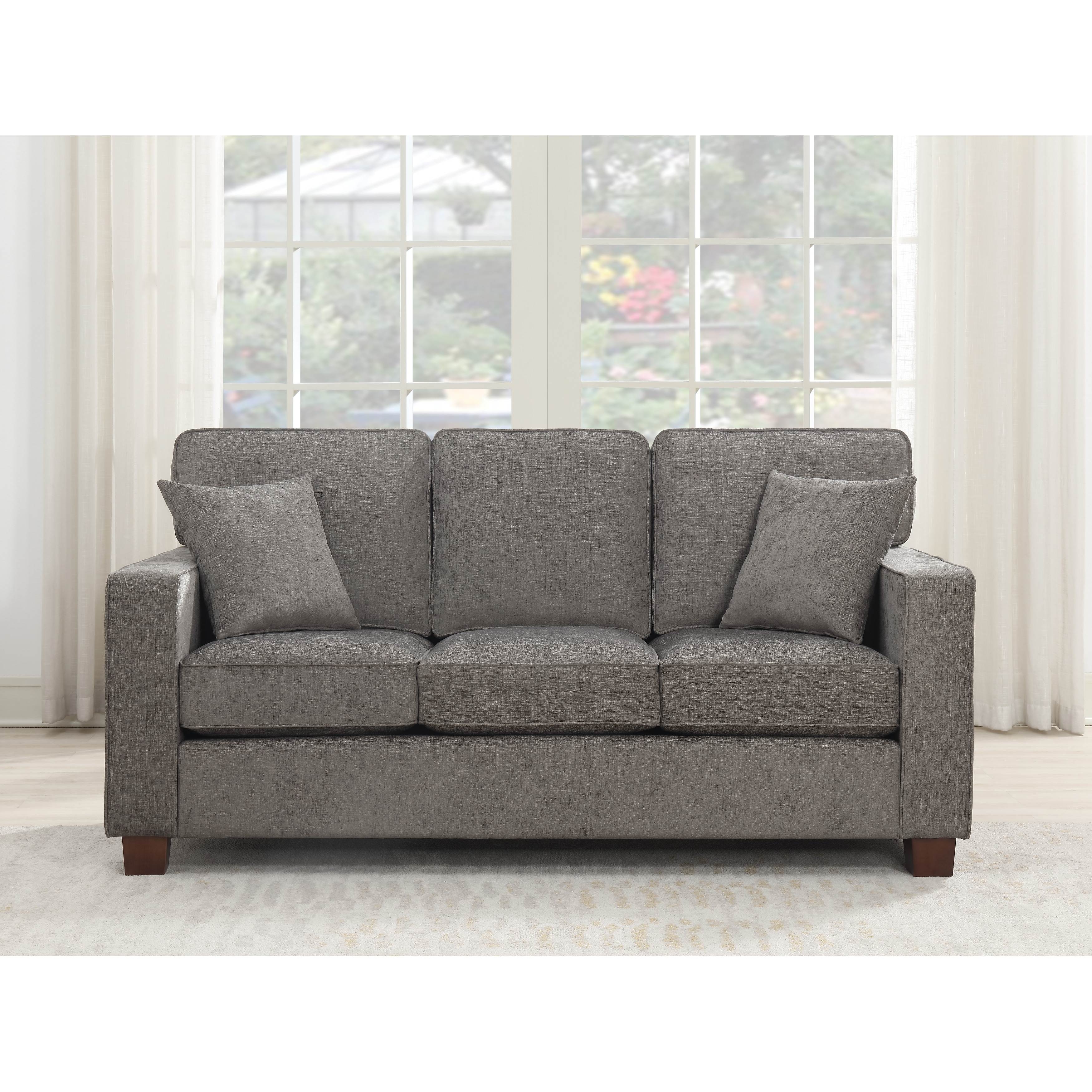 Copper Grove Sagarejo Sleek Contemporary 3 seat Sofa