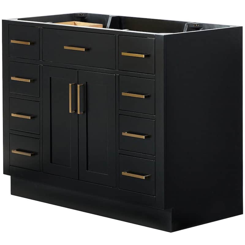 Ariel T042S-BC Hepburn 42" Single Free Standing Vanity Cabinet Only