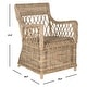 preview thumbnail 6 of 6, SAFAVIEH Rural Woven Dining Hinaku Kubu Natural Rattan Arm Chair - 24" x 28" x 37"