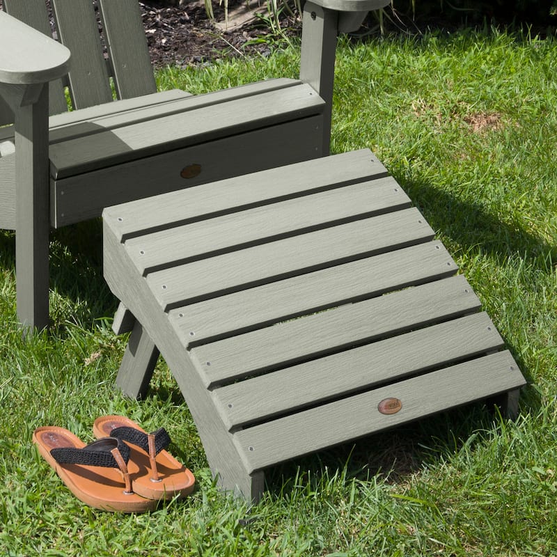 Eco-Friendly Synthetic Wood Folding Ottoman