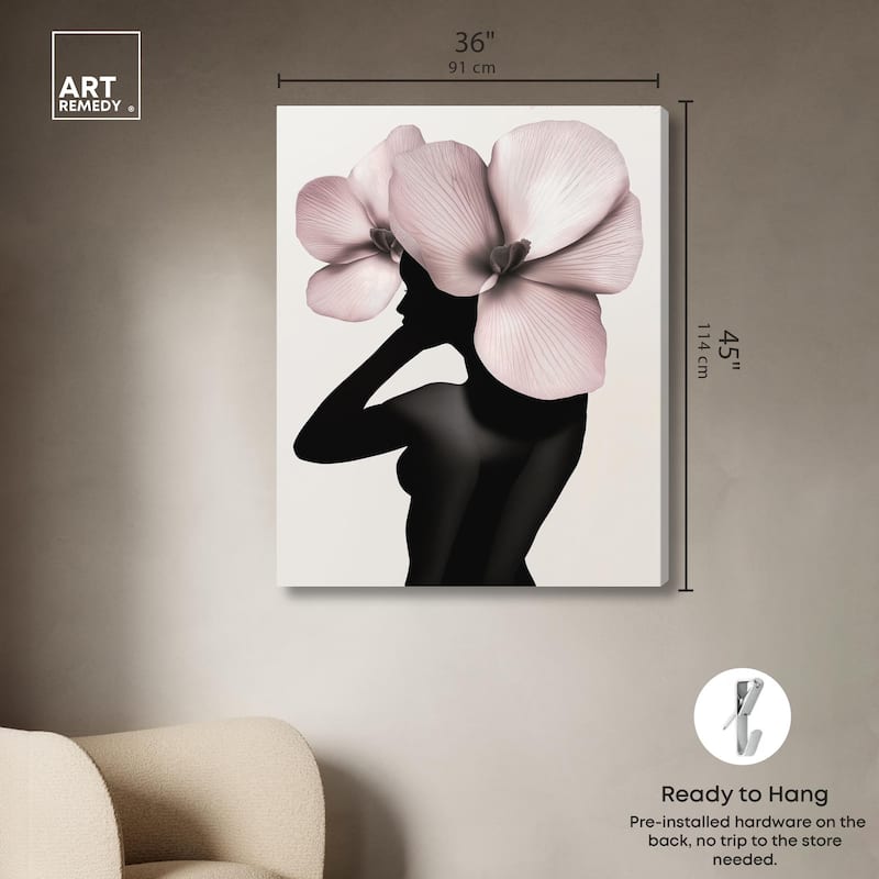 Blossoms of the Soul Canvas by Art Remedy, Gallery Wrapped