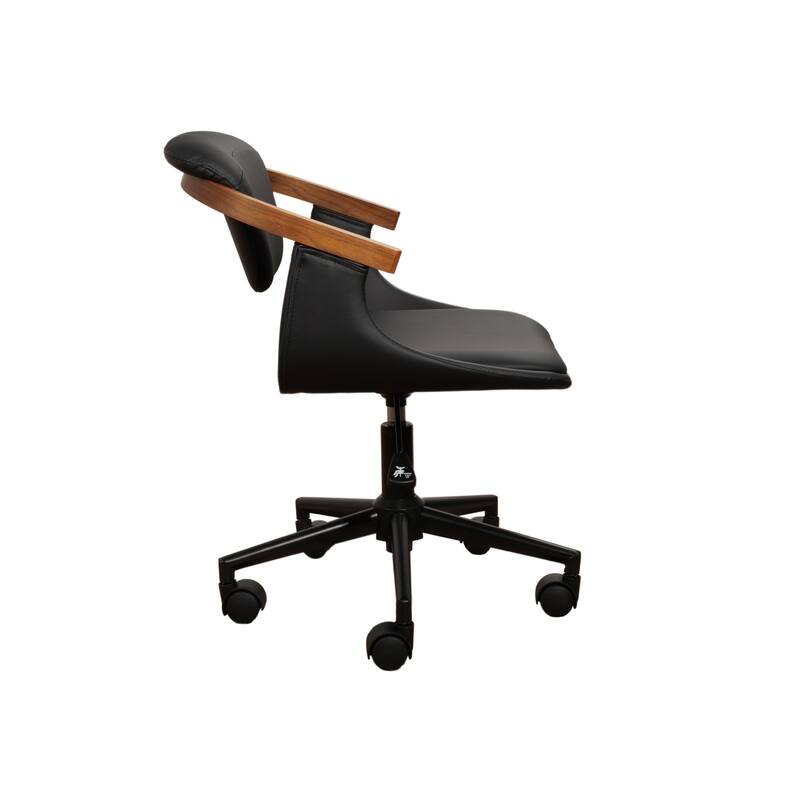 Art Leon Swivel and Height Adjustable Home Office Desk Chair with Rolling