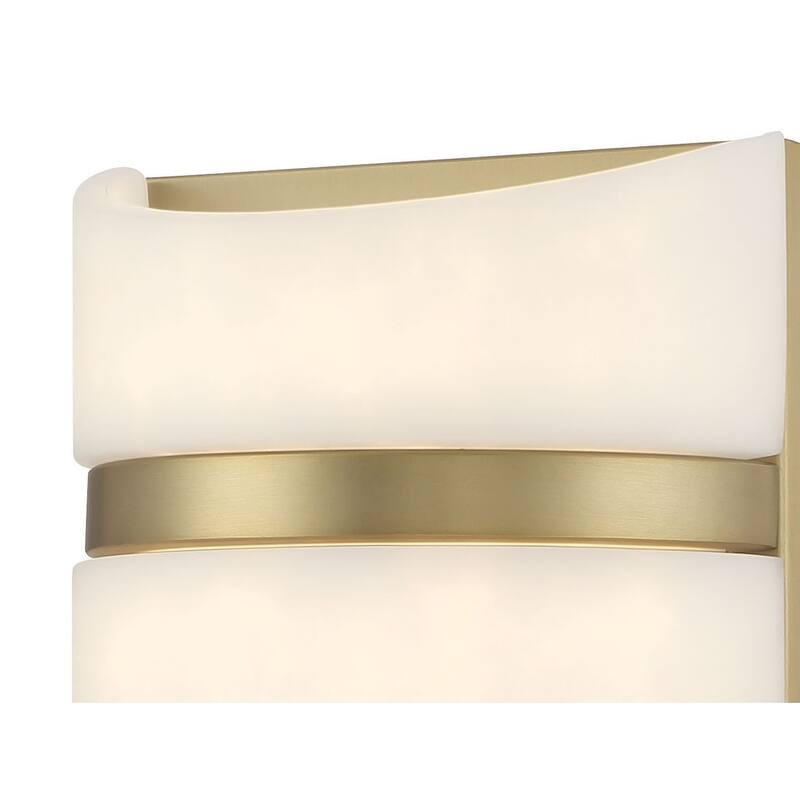 Minka Lavery 821-L Velaux 7" Tall LED Wall Sconce with Faux Alabaster