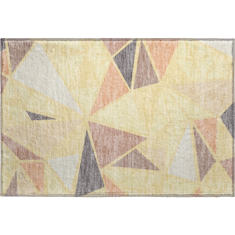 Premium Washable Super Soft Contemporary Mosaic Mayfield Rug