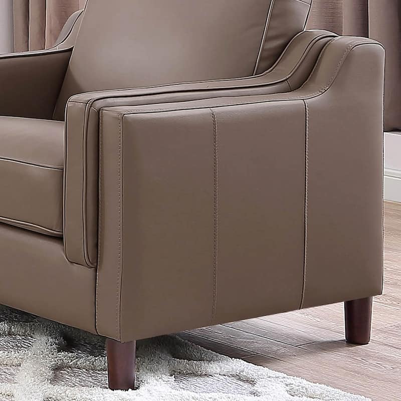 Hydeline Bella 3-piece Top Grain Leather Sofa, Loveseat, and Chair Set