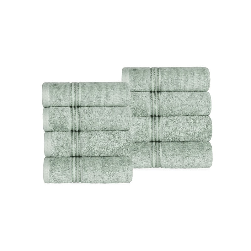 Blue Nile Mills Ibiza Egyptian Cotton Hand Towel, Set of 8