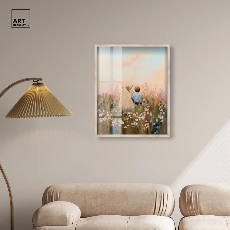 Sunset Companions Shadowbox by Art Remedy