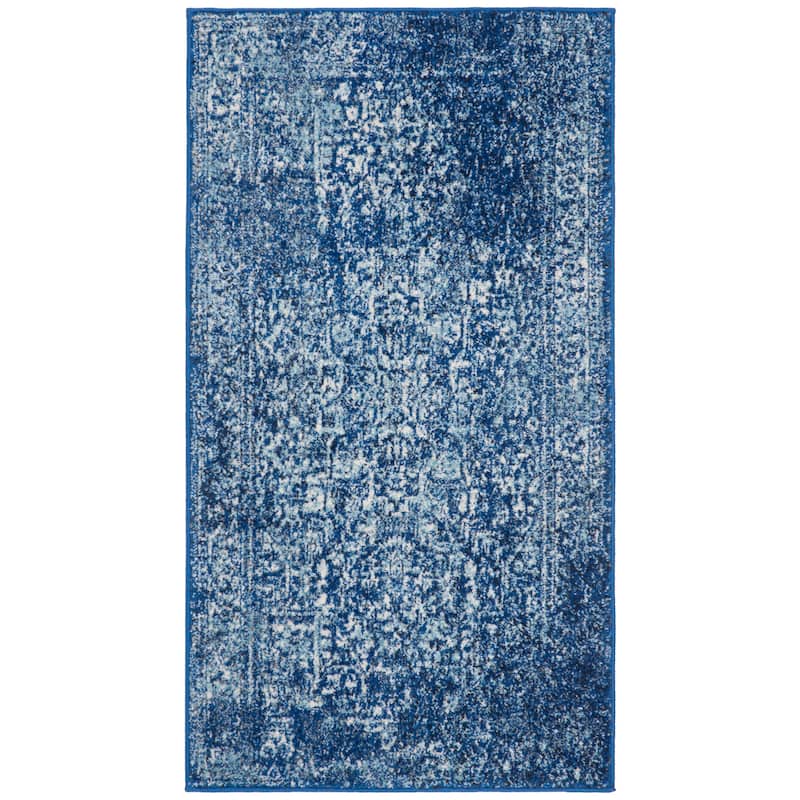 SAFAVIEH Evoke Quinn Vintage Distressed Rug - 2'2" x 4' - Navy/Ivory - Rectangle