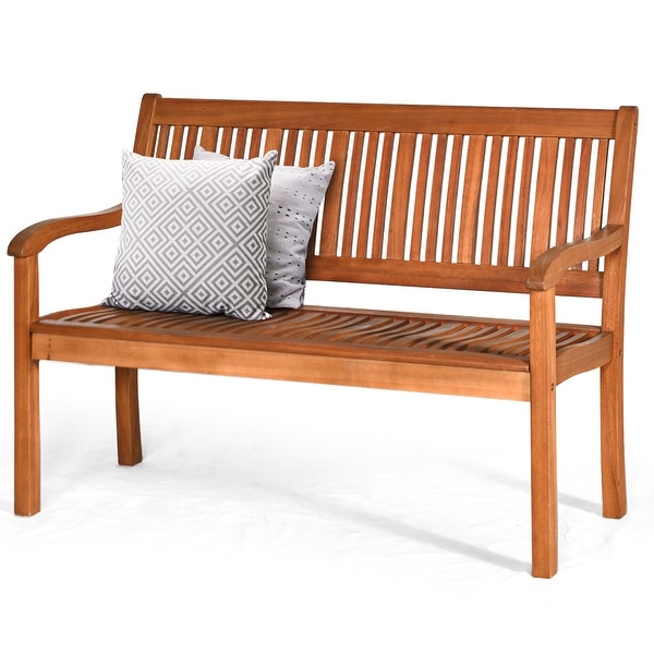 Wooden garden seats for two 2025