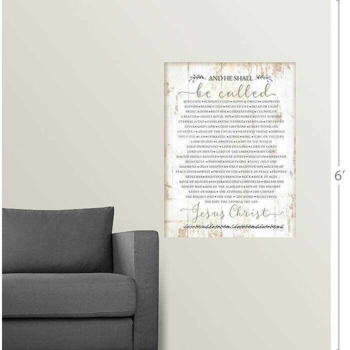 "Names of Christ" Poster Print - Multi