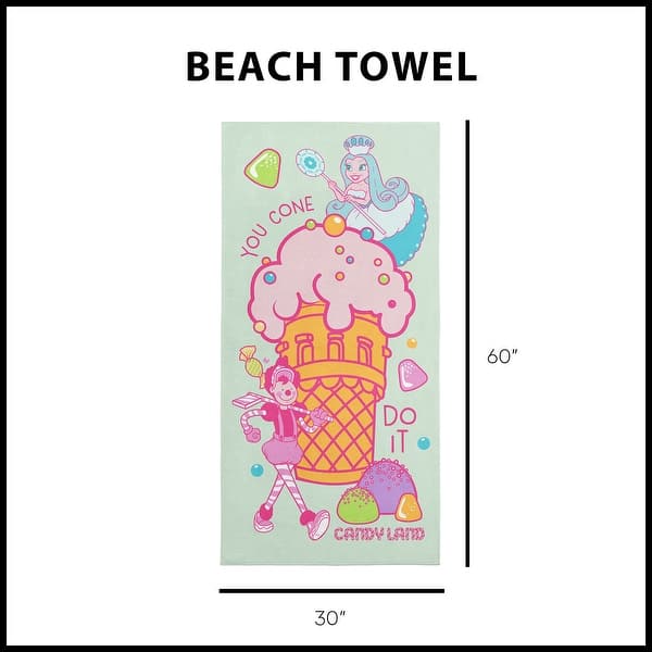dimension image slide 1 of 7, Hasbro Microfiber Beach Towel