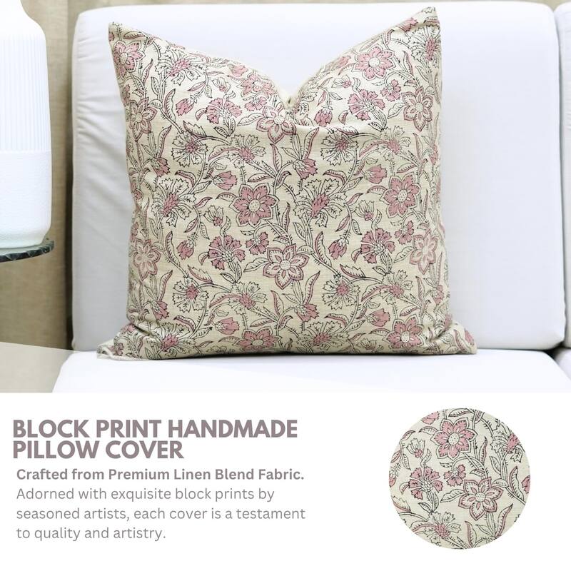 Fabdivine Pillowcase Floral Home Decor 18x18 Inch Cushion Cover, Jarul