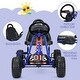 preview thumbnail 5 of 8, 4 Wheel Pedal Powered Ride On with Adjustable Seat - 36''x 20''x 21''(L x W x H)