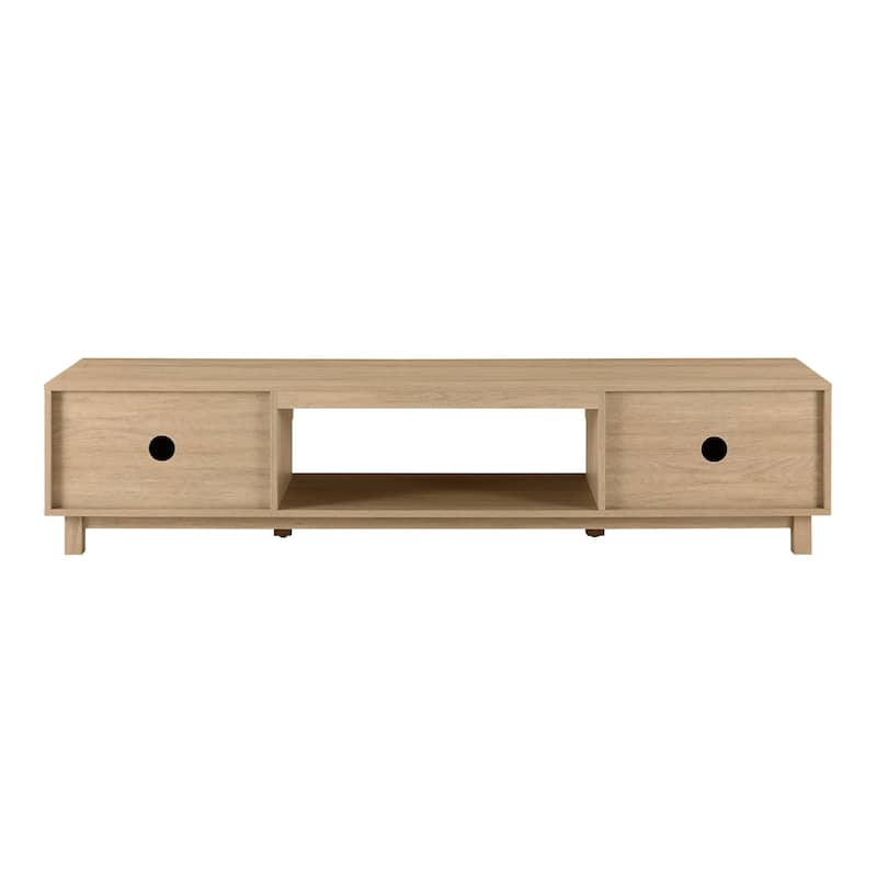 Middlebrook Designs Modern 70-inch Fluted-Door TV Stand
