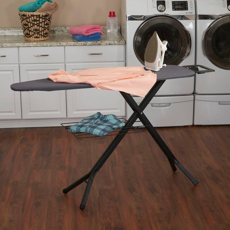 Household Essentials Ironing Board with Mesh Steel Top - 54.0"L x 14.0"W x 41.0"H