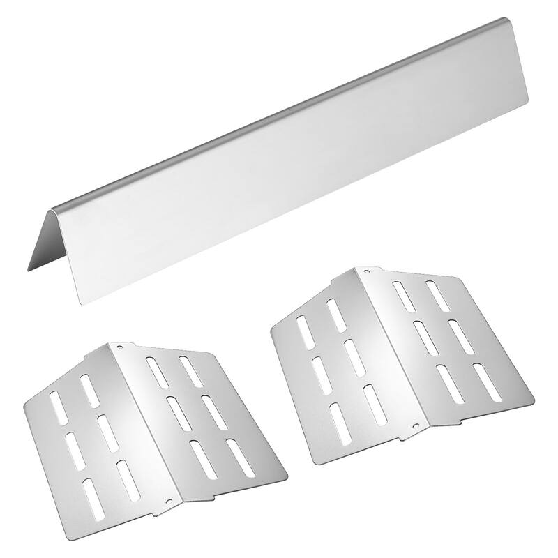 Anmytek 17 Inch Grill Replacement Stainless Steel Flavorizer Bars Set