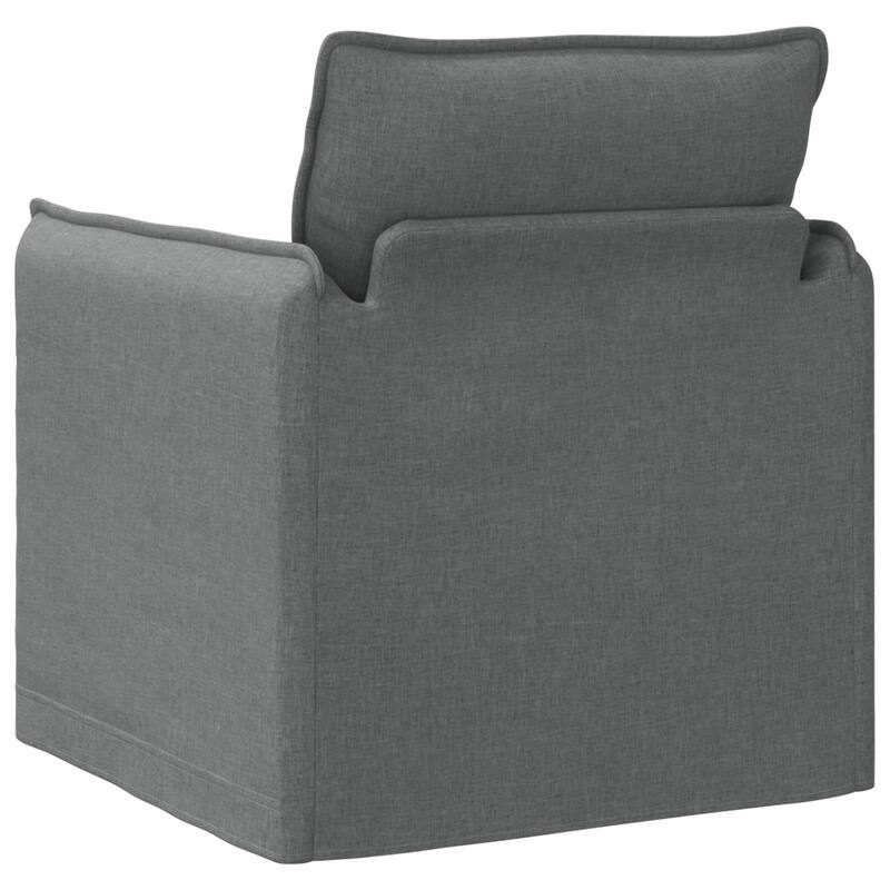 vidaXL Sofa Dark Grey Fabric