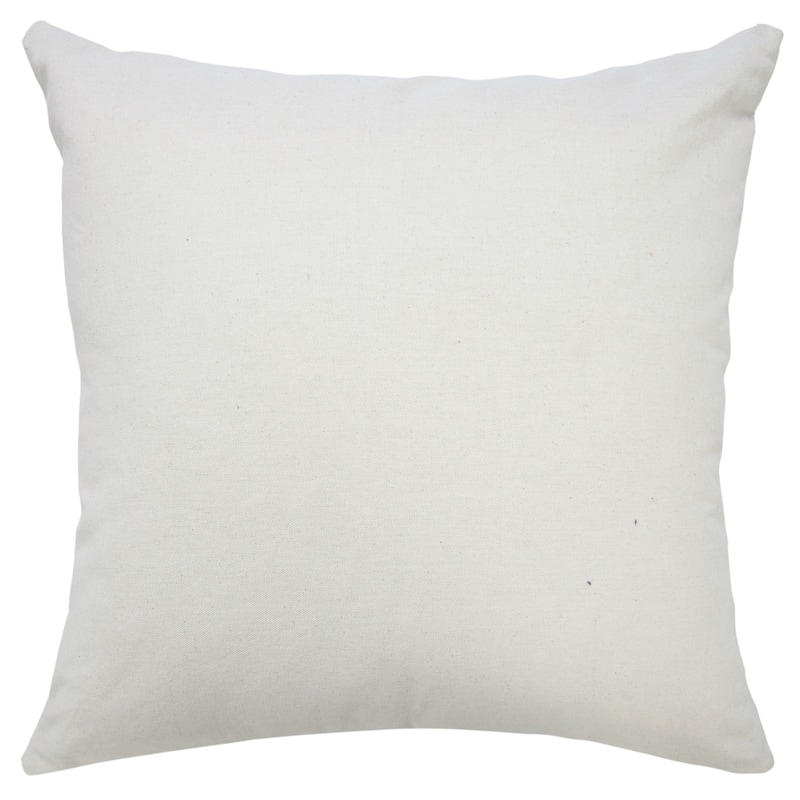 HomeRoots 20" X 20" Dusty Rose And White 100% Cotton Geometric Zippered Pillow