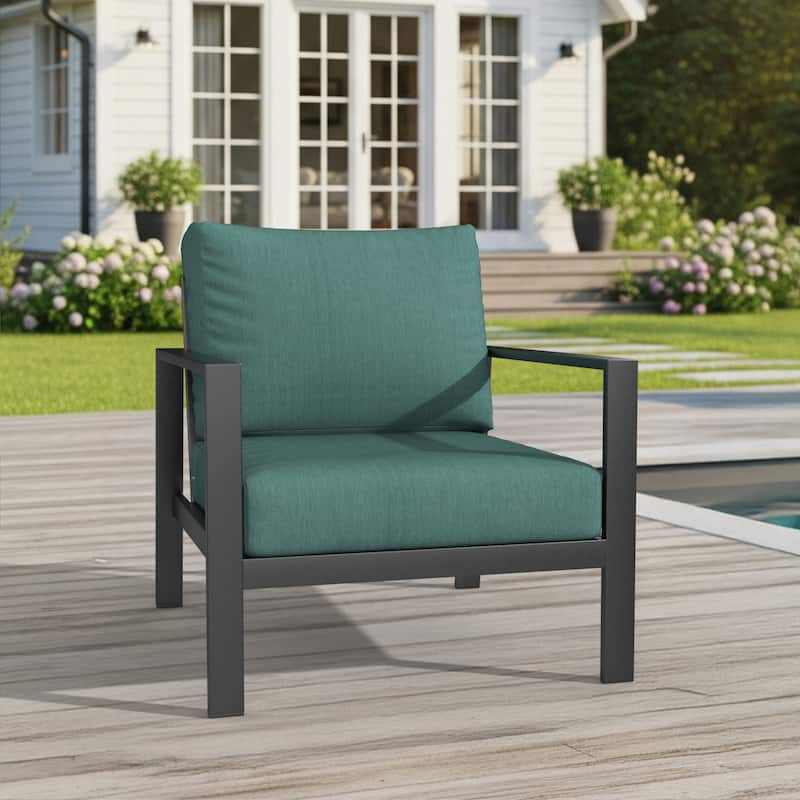 Sunbrella Outdoor Deep Seating Cushion - Seat 25 x 25.5 x 5 Back 25 x 17 x 5 - Cast Breeze