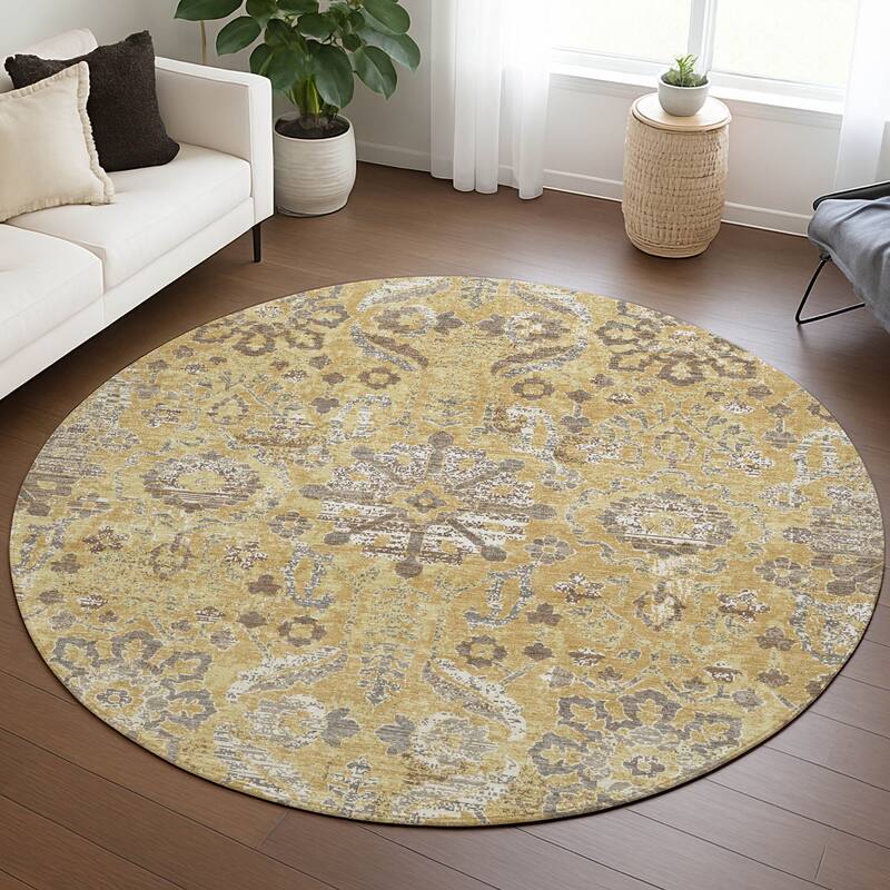 Machine Washable Indoor/ Outdoor Global Firestone Chantille Rug