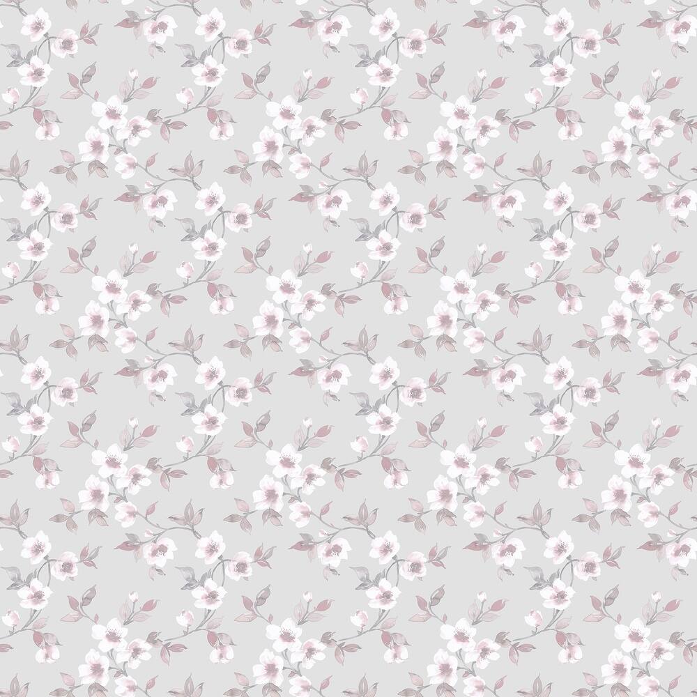 Galerie Wallcoverings Secret Garden Delicate Flower Trail Non-woven Matte Wallpaper Roll