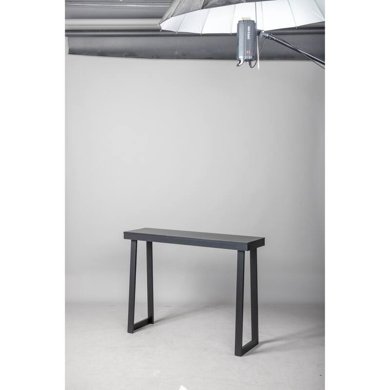 Narrow Solid Pine Wood Entryway Console Table for Small Space Living Room Furniture Decor