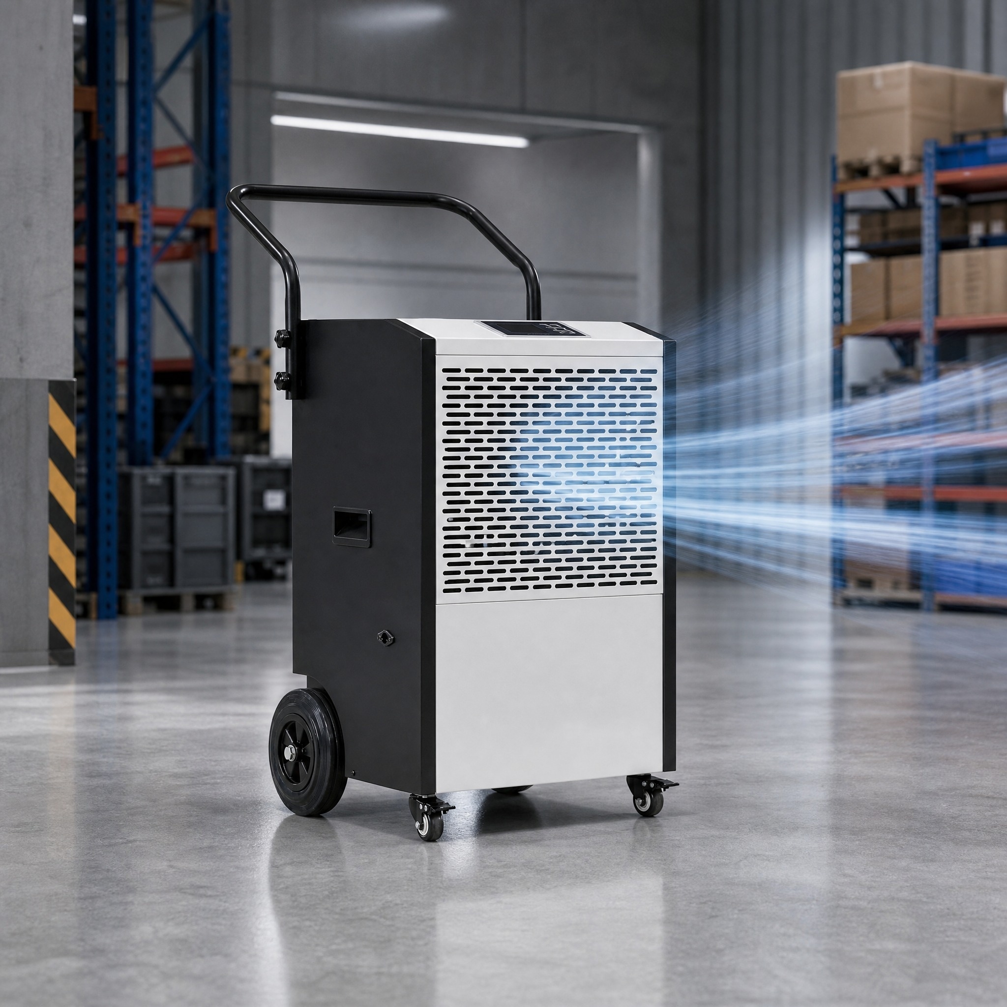 240-Pint for 8,000 Sq Ft Commercial Dehumidifier with Pump & Dual Drainage, Dual Hoses Included, Auto Defrost