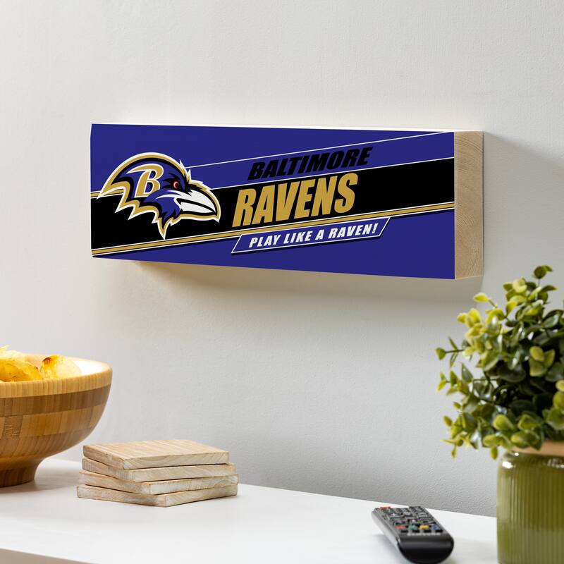 Baltimore Ravens Plock, Down Home Fans, 6x6