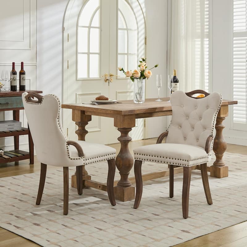 Upholstery Dining Chairs Set of 2