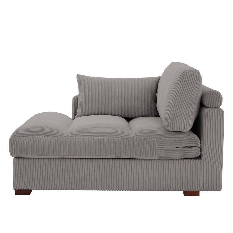 Left and Right Sectional Sofa Set Chaise Lounge Sofa Chair