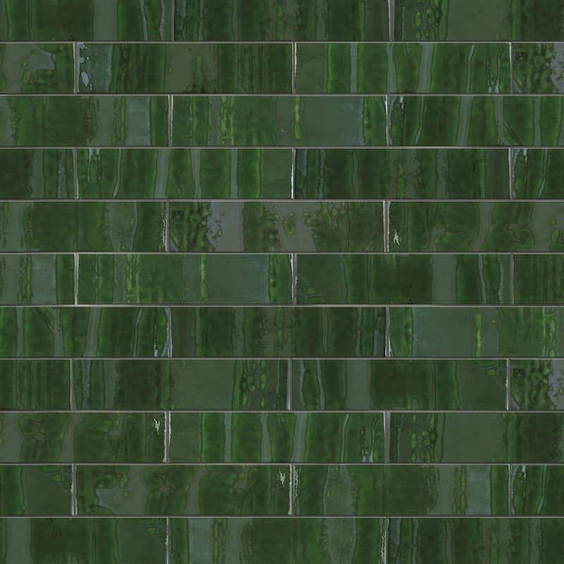 Merola Tile Joliet Jade 3" x 12" Ceramic Wall Tile