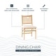 preview thumbnail 22 of 27, Linon Beulah Rattan Folding Dining Chair