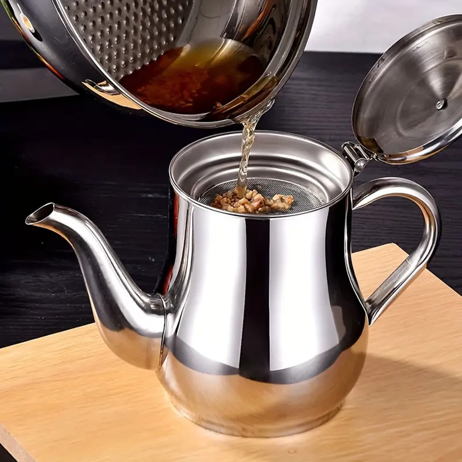 Stainless Steel Oil Filter Pot