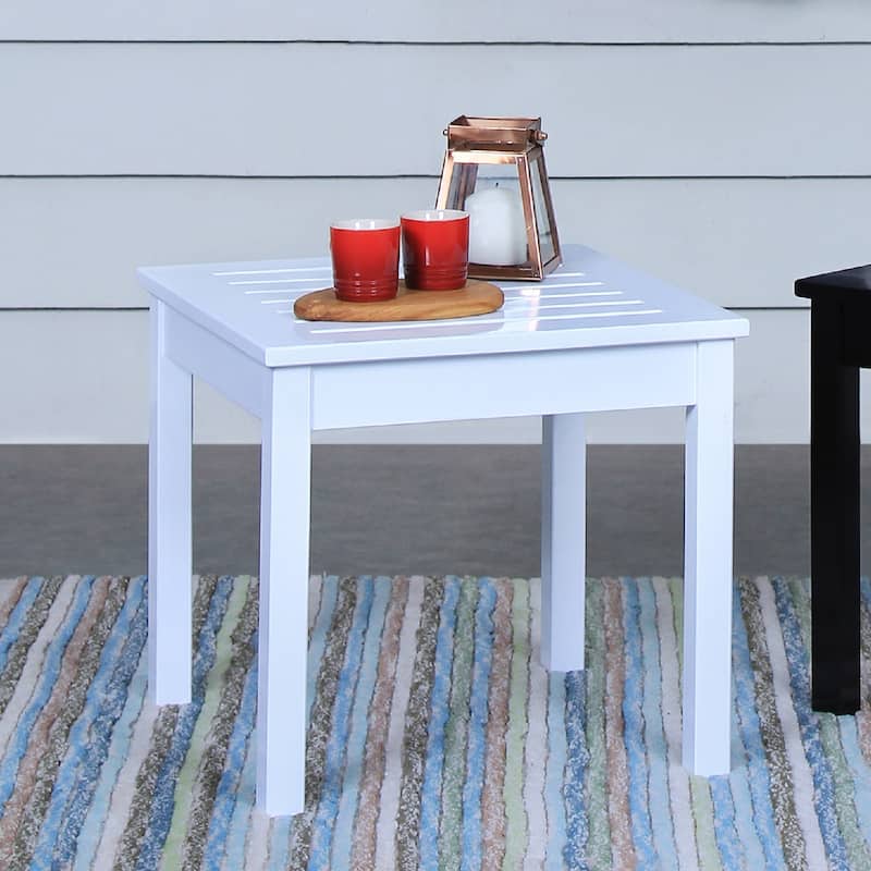 Cambridge Casual Alston Square Wood Outdoor Side Table