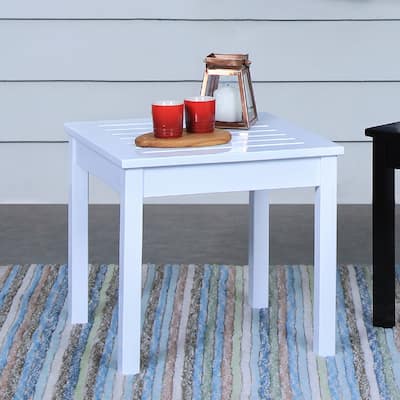 Cambridge Casual Alston Square Wood Outdoor Side Table