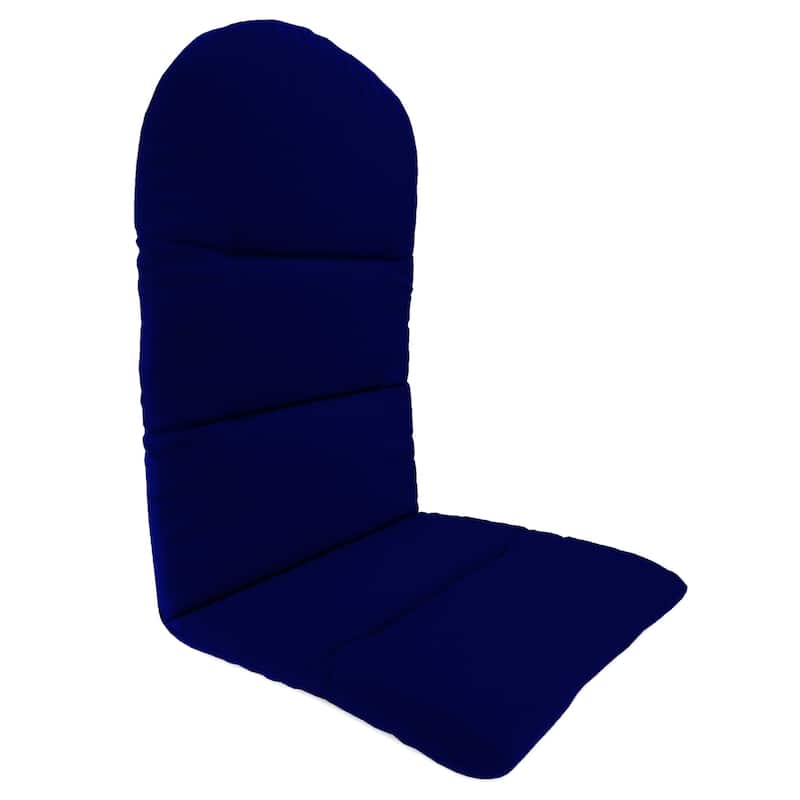 21" x 49" Outdoor Adirondack Chair Cushion with Back Strap - 49'' L x 20.5'' W x 2.5'' H - Midnight Navy