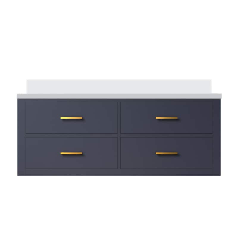 Castor Bath Vanity with Cultured Marble Top and Sink