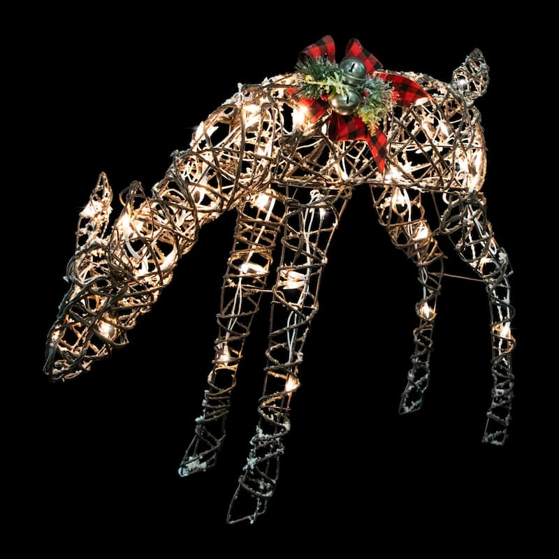 39.75" Lighted Reindeer Christmas Decoration