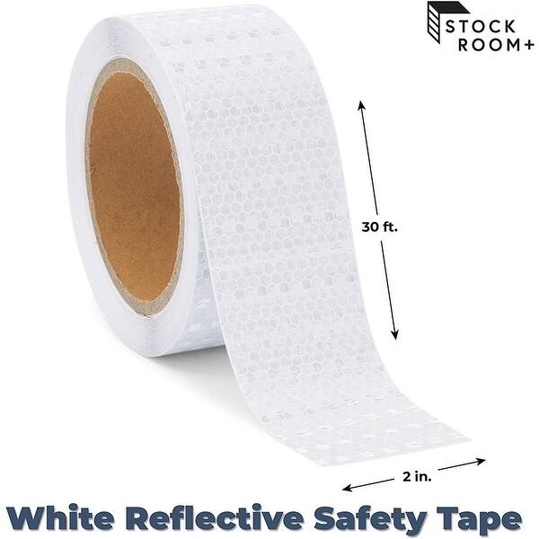 Reflektor Rol Stockroom Plus White Reflective Tape - 2 In x 30 FT Outdoor Reflector ...