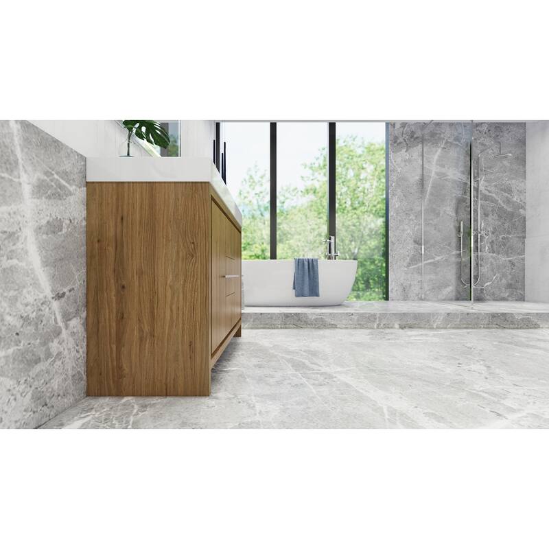 Dove 48'' Freestanding Vanity with Reinforced Acrylic Sink