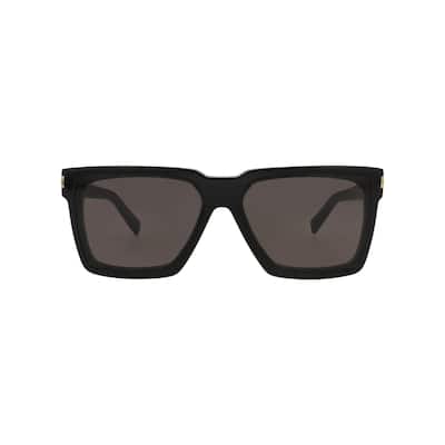 Saint Laurent Square-Frame Recycled Acetate Sunglasses