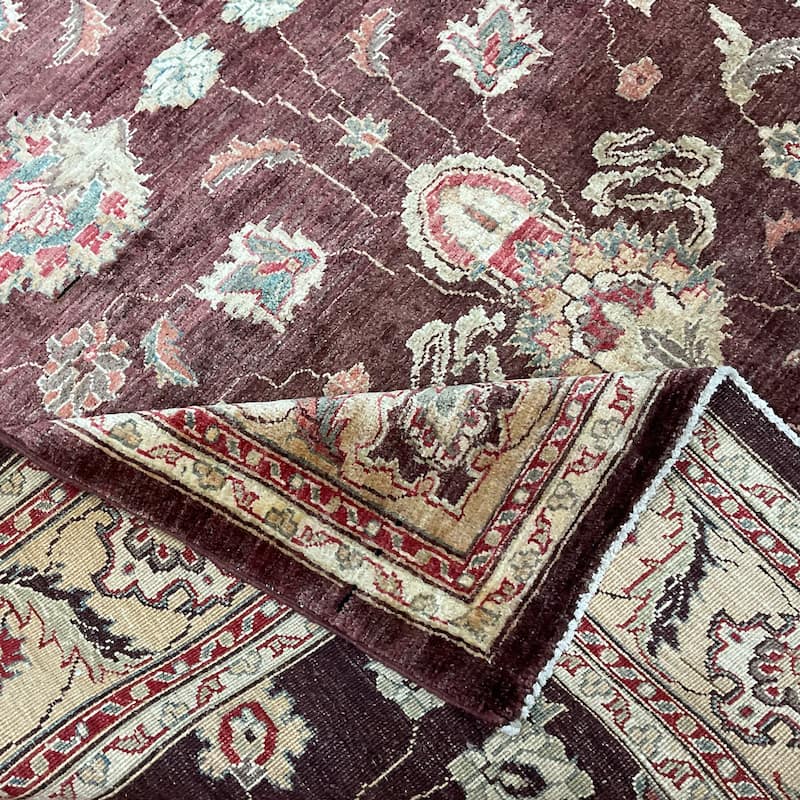 HERAT ORIENTAL Handmade Oushak Wool Rug - 6'5" x 7'9"