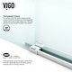 preview thumbnail 57 of 97, VIGO Winslow Frameless Sliding Shower Enclosure