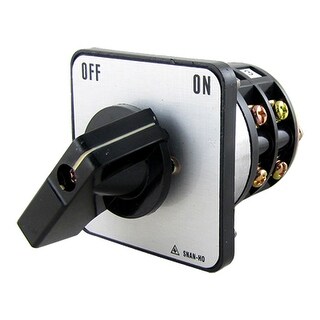 ON-OFF Rotary Selector 10 Screw Terminals Changeover Switch - Bed Bath ...