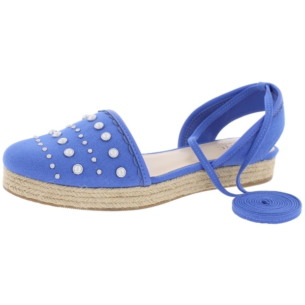 studded espadrille flats
