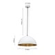 preview thumbnail 18 of 200, Industrial Oversized Metal Dome Pendant Light - Modern Farmhouse